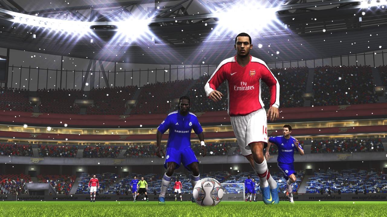 [15/07/2009] Screenshot aus der Konsolen-Version von FIFA 10.