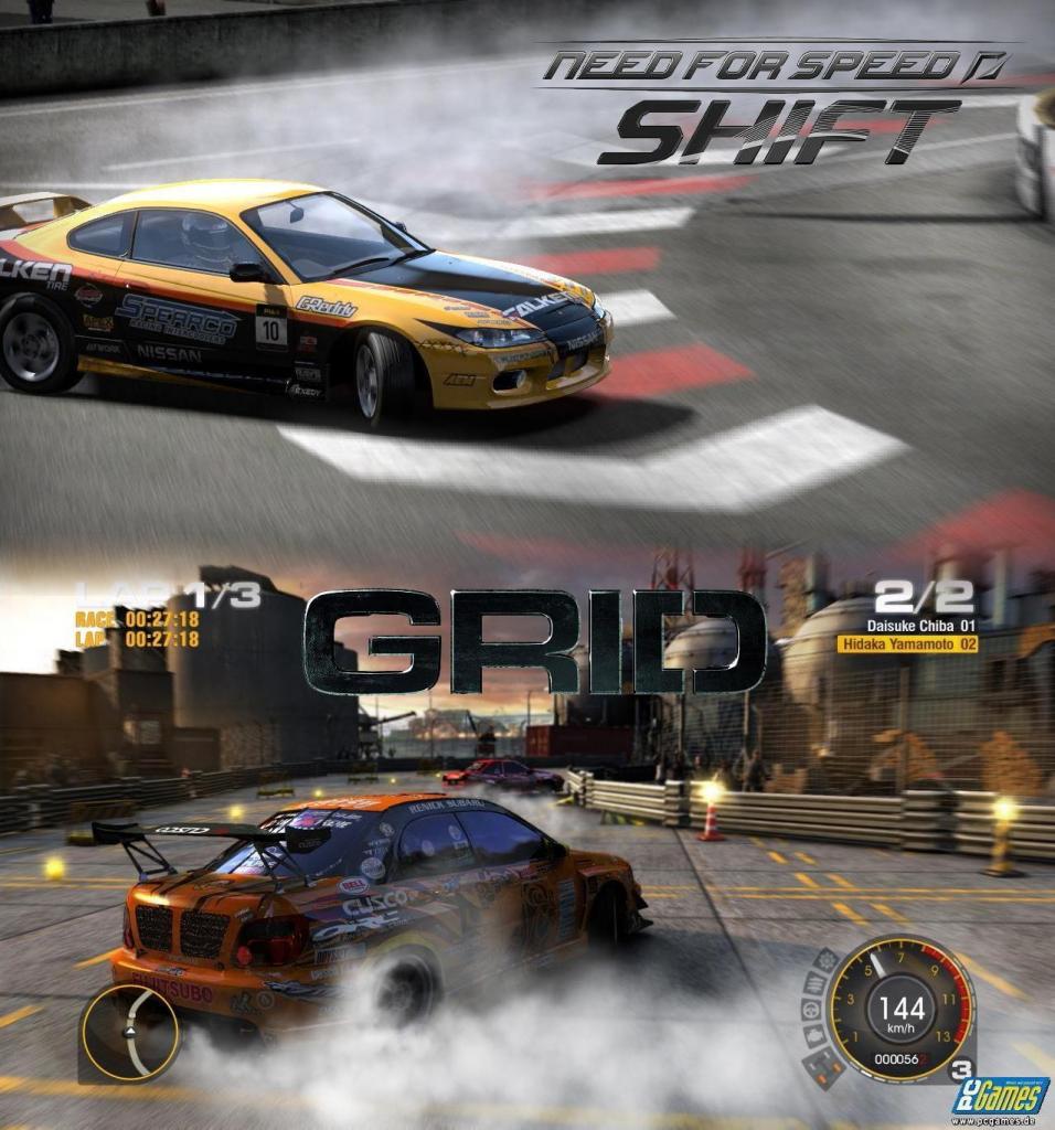 [17/07/2009] Grafikvergleich mit Need for Speed: Shift und Race Driver: GRID. 