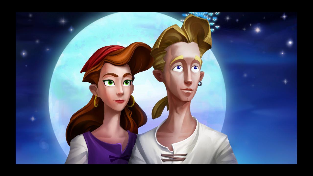 [16/07/2009] Guybrush Threepwood im Fluch der Karibik: Der Held aus Monkey Island möchte gern ein mächtiger Pirat sein. Da läge es doch nahe bei einem Meister seines Faches wie Captain Jack Sparrow in die Lehre zu gehen. Seine Angebetete Elaine könnte sich währenddessen mit der Gouverneurs-Tochter Elizabeth über die neuesten Modetrends aus London und Melee Island austauschen.