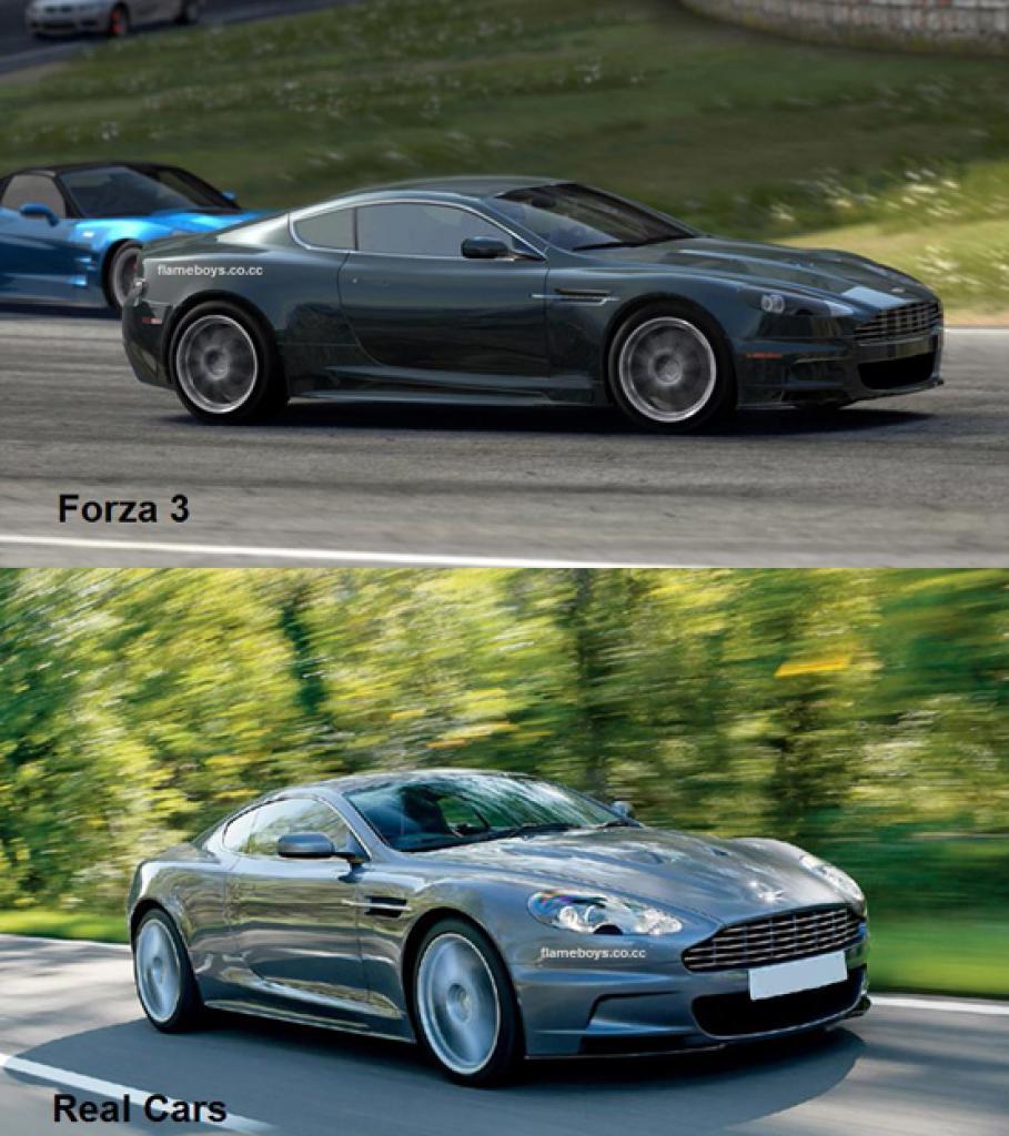 [24/07/2009] Forza Motorsport 3 im realen und virtuellen Bilder-Vergleich. (1)