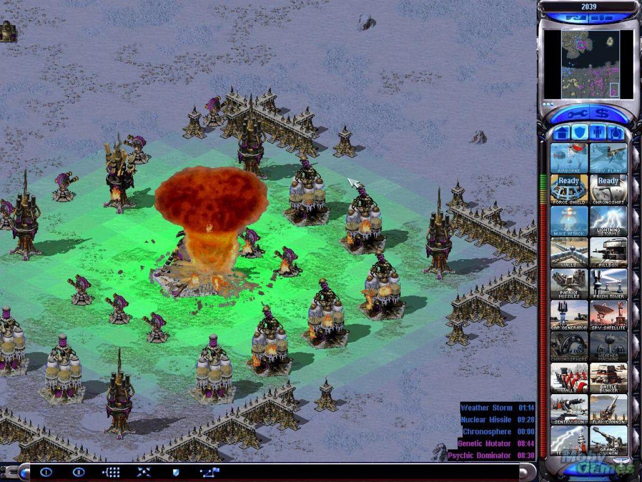 [21/07/2009] Command & Conquer: Alarmstufe Rot 2 - Yuris Rache (2001): Auf dem Mond stehen nicht alle Basis-Einheiten zur Verfügung.