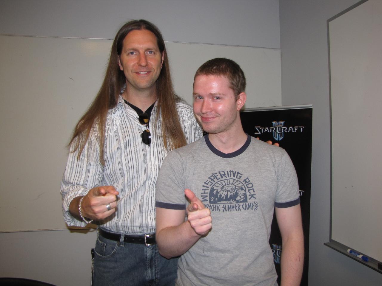 [17/08/2009] Chris Sigaty, Produzent bei Blizzard, im Gespräch mit PC Games Redakteur Felix Schütz.