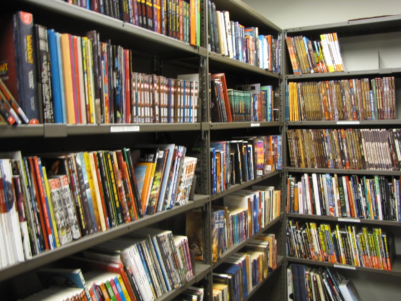 [17/08/2009] Comics, Nachschlagewerke, Romane, Spieleführer - wer gerne liest, könnte hier Wochen verbringen.