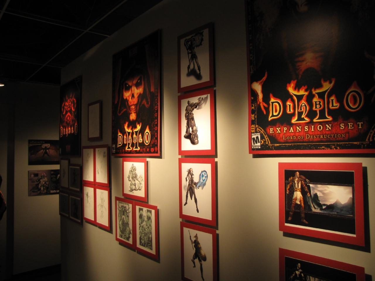 [17/08/2009] In Blizzards kleinem Museum sind zahlreiche Artworks aus früheren Blizzard-Spielen ausgestellt.
