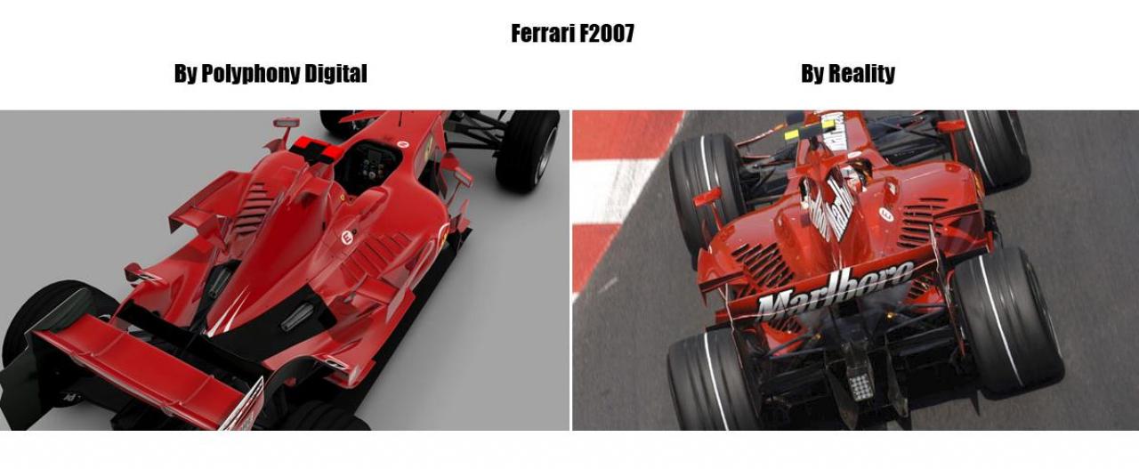 [07/08/2009] Der echte Ferrari F2007 gegen den Formel 1-Boliden aus Gran Turismo 5 Prologue (PS3). (5) 