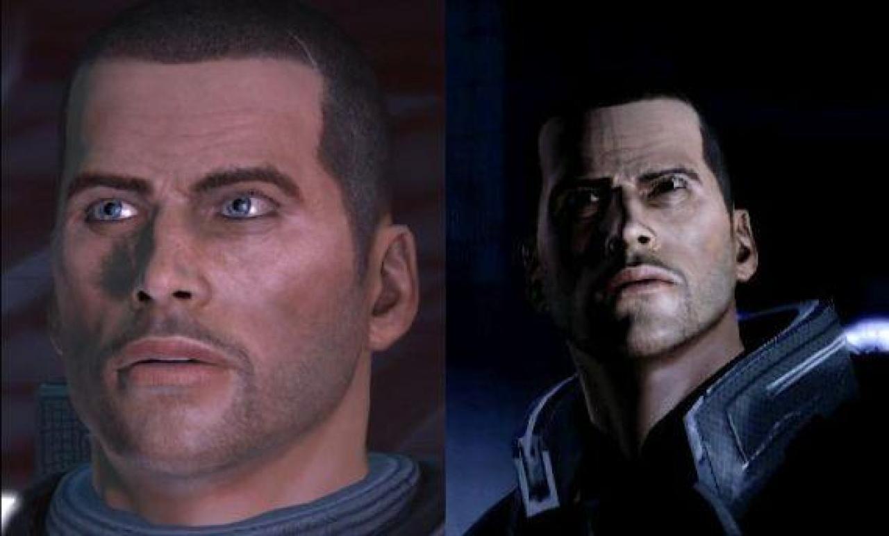 [16/08/2009] Neue Vergleichsbilder zu Mass Effect 1 (links im Bild) und Mass Effect 2 (rechts im Bild). (5)