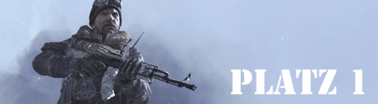 [25/08/2009] Platz 1 geht an den heiß ersehnten Ego-Shooter Call of Duty: Modern Warfare 2.