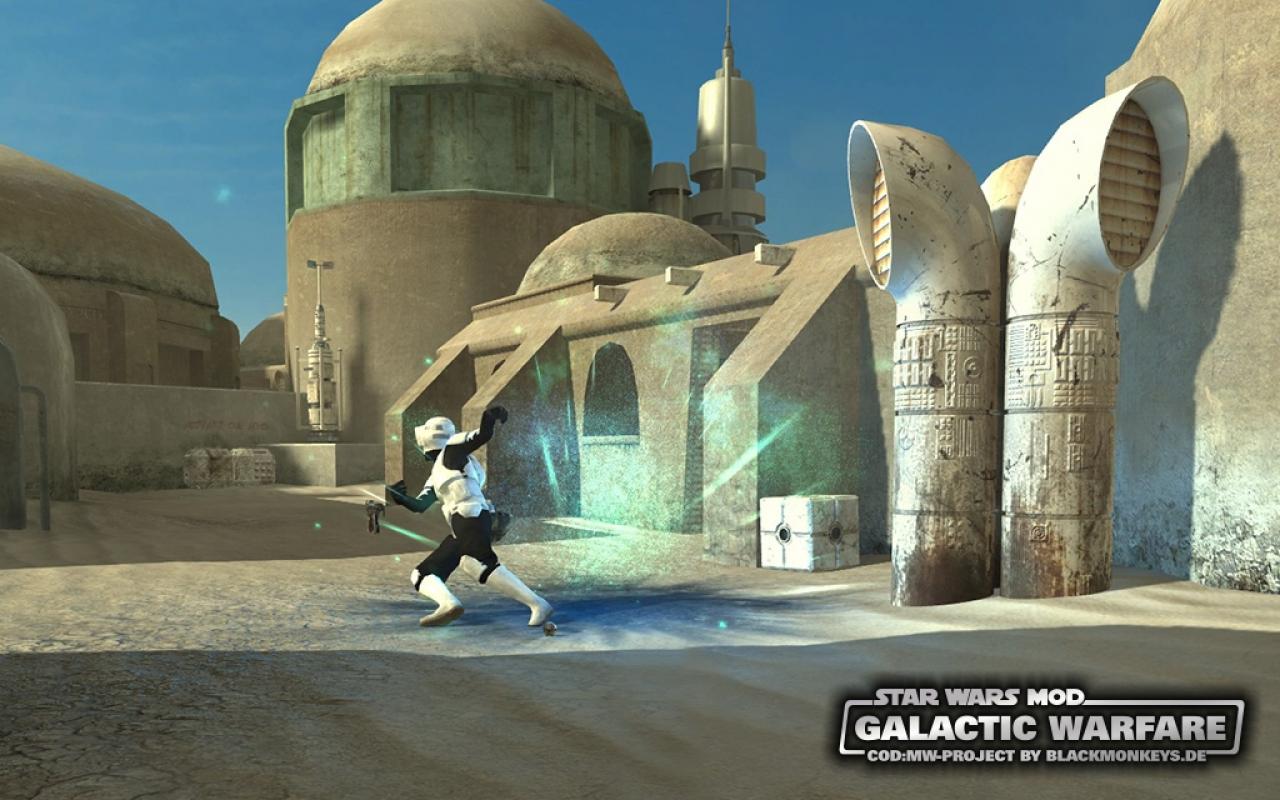 [23/08/2009] Screenshots aus der Star Wars-Mod Galactic Warfare, die auf Basis von Call of Duty 4 entsteht. (2)