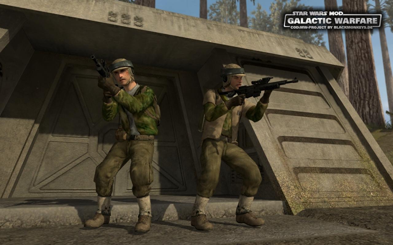 [23/08/2009] Screenshots aus der Star Wars-Mod Galactic Warfare, die auf Basis von Call of Duty 4 entsteht. (6)
