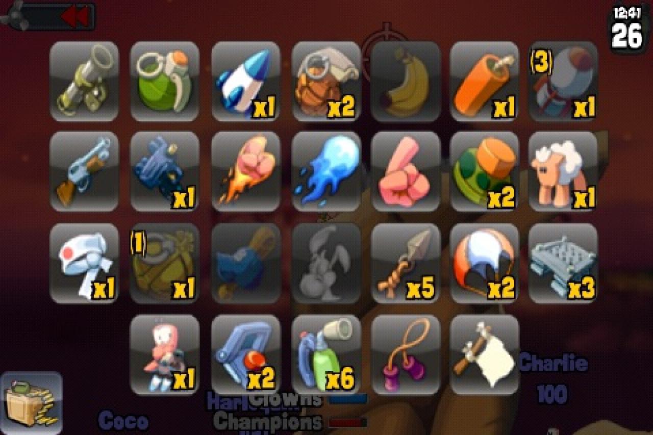 [07/08/2009] Screenshots aus Worms für iPhone. (3)