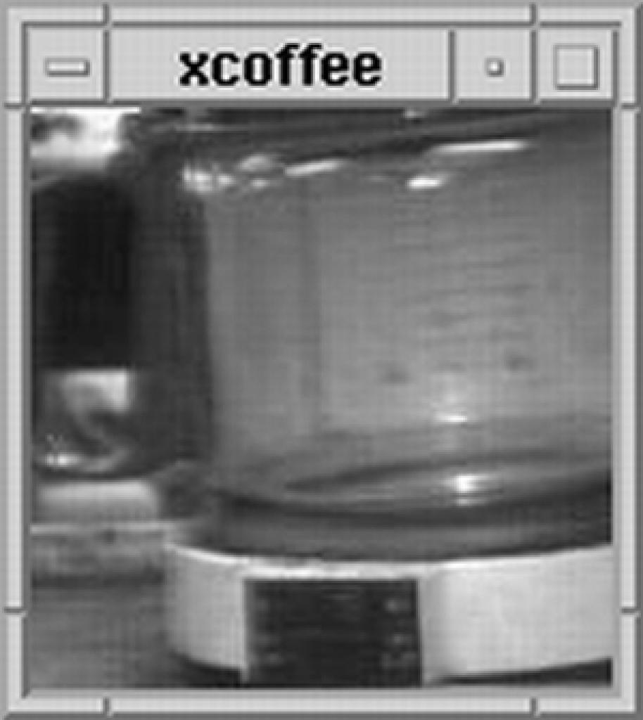 [03/09/2009] 1993: Kaffeemaschine im Trojanischen Raum. Die abgebildete Kaffeemaschine stand im Laborraum der Cambridge Universität in Cambridge, England. Via Live-Webcam konnten alle Mitarbeiter sehen, ob es sich lohnt, zum Kaffeeholen aufzustehen.