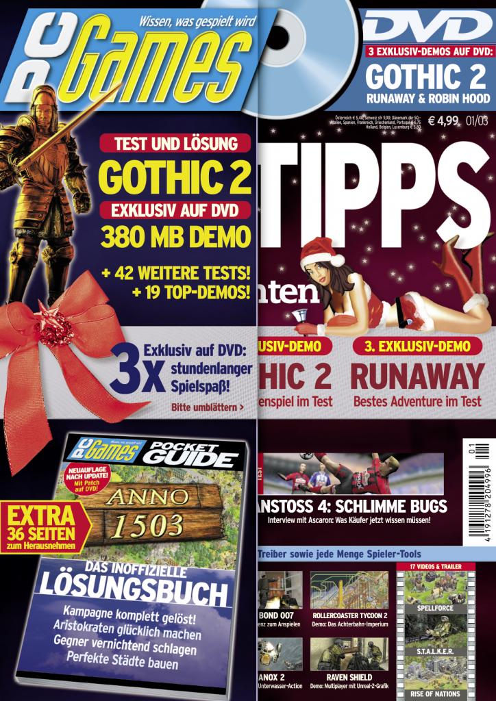 [10/09/2009] PC Games Ausgabe 01/03 - Titelthema: Weihnachten =]