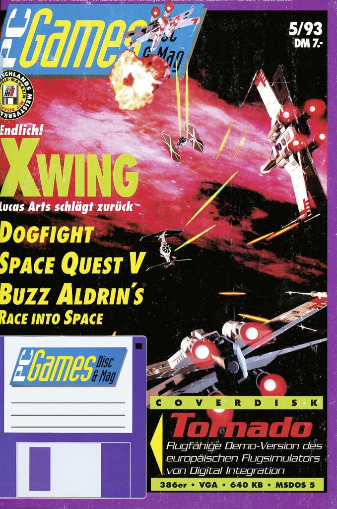 [09/09/2009] PC Games Ausgabe 05/93 - Titelthema: X-Wing