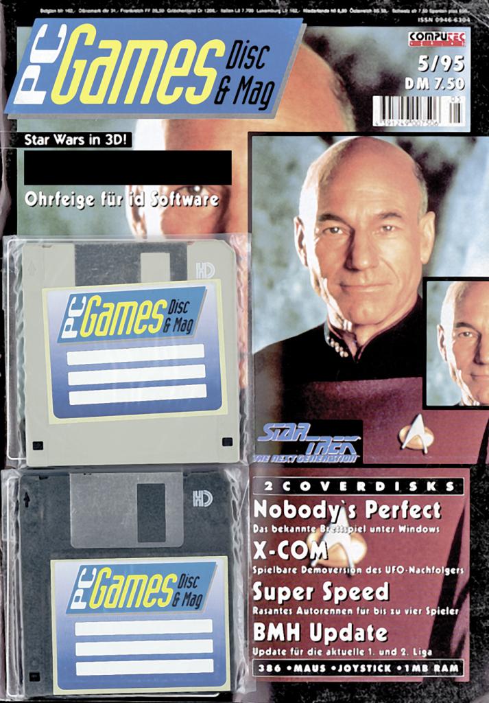 [09/09/2009] PC Games Ausgabe 05/95 - Titelthema: Star Trek - The Next Generation