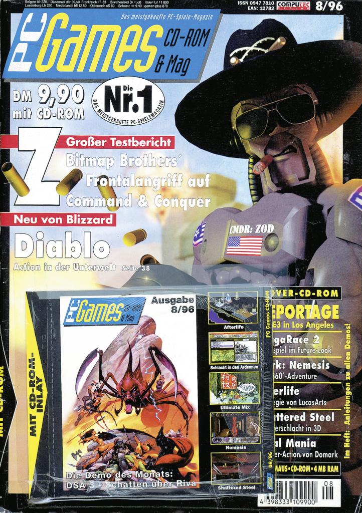 [09/09/2009] PC Games Ausgabe 08/96 - Titelthema: Z