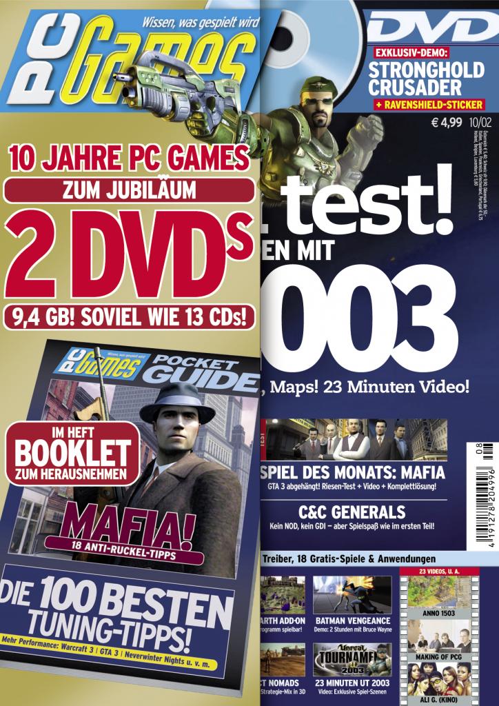 [10/09/2009] PC Games Ausgabe 10/02 - Titelthema: Unreal Tournament 2003