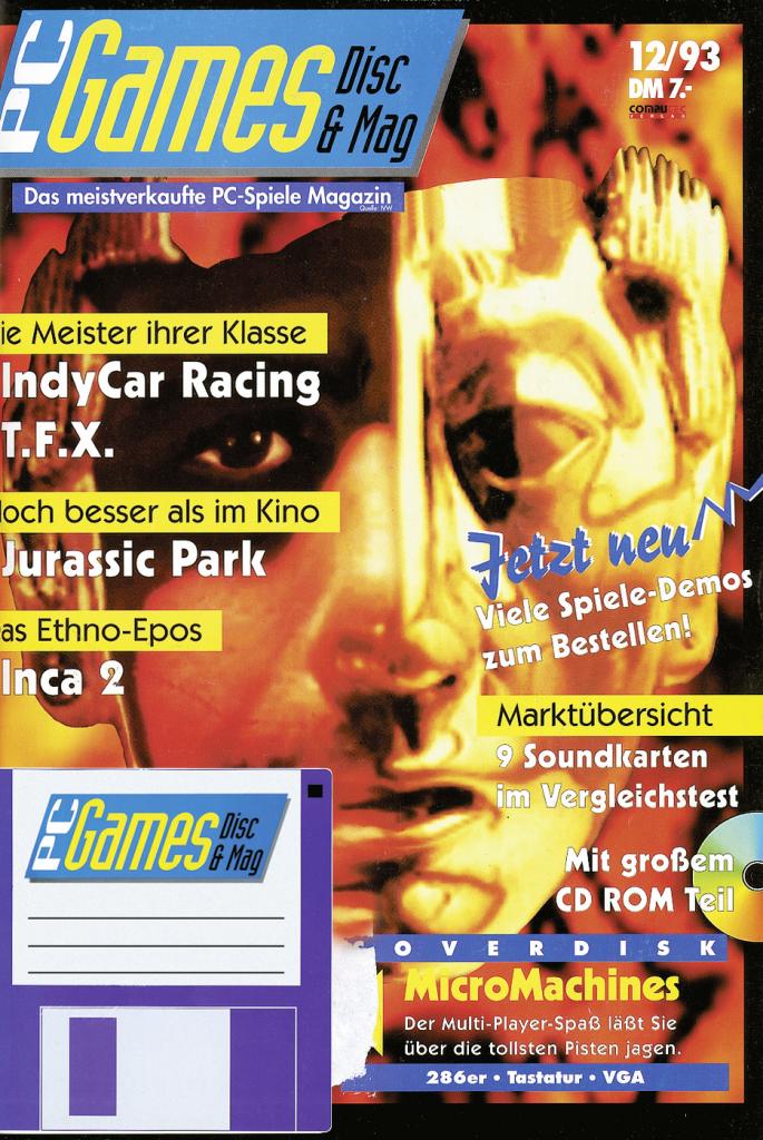 [09/09/2009] PC Games Ausgabe 12/93 - Titelthema: Inca 2
