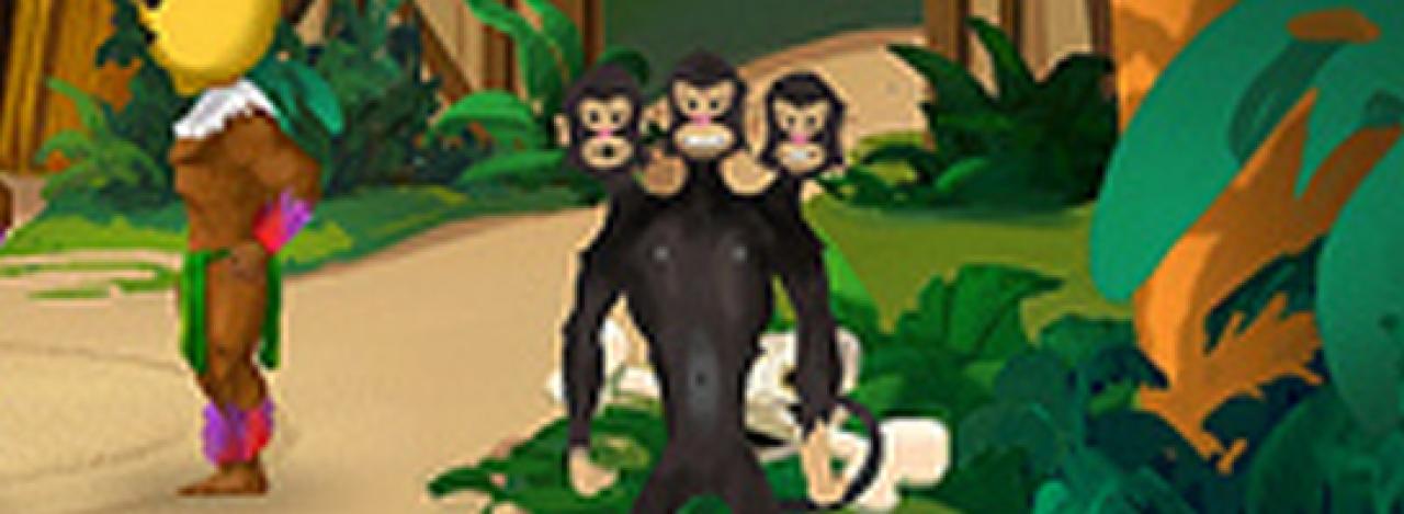 [23/09/2009] Look behind you, a three-headed monkey!