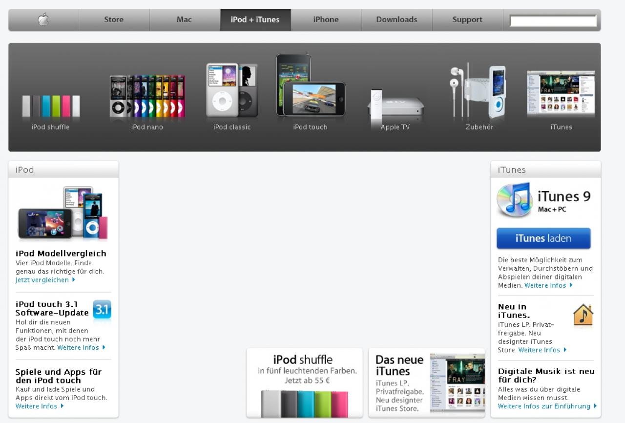 [17/09/2009] iTunes-Anbieter Apple: 