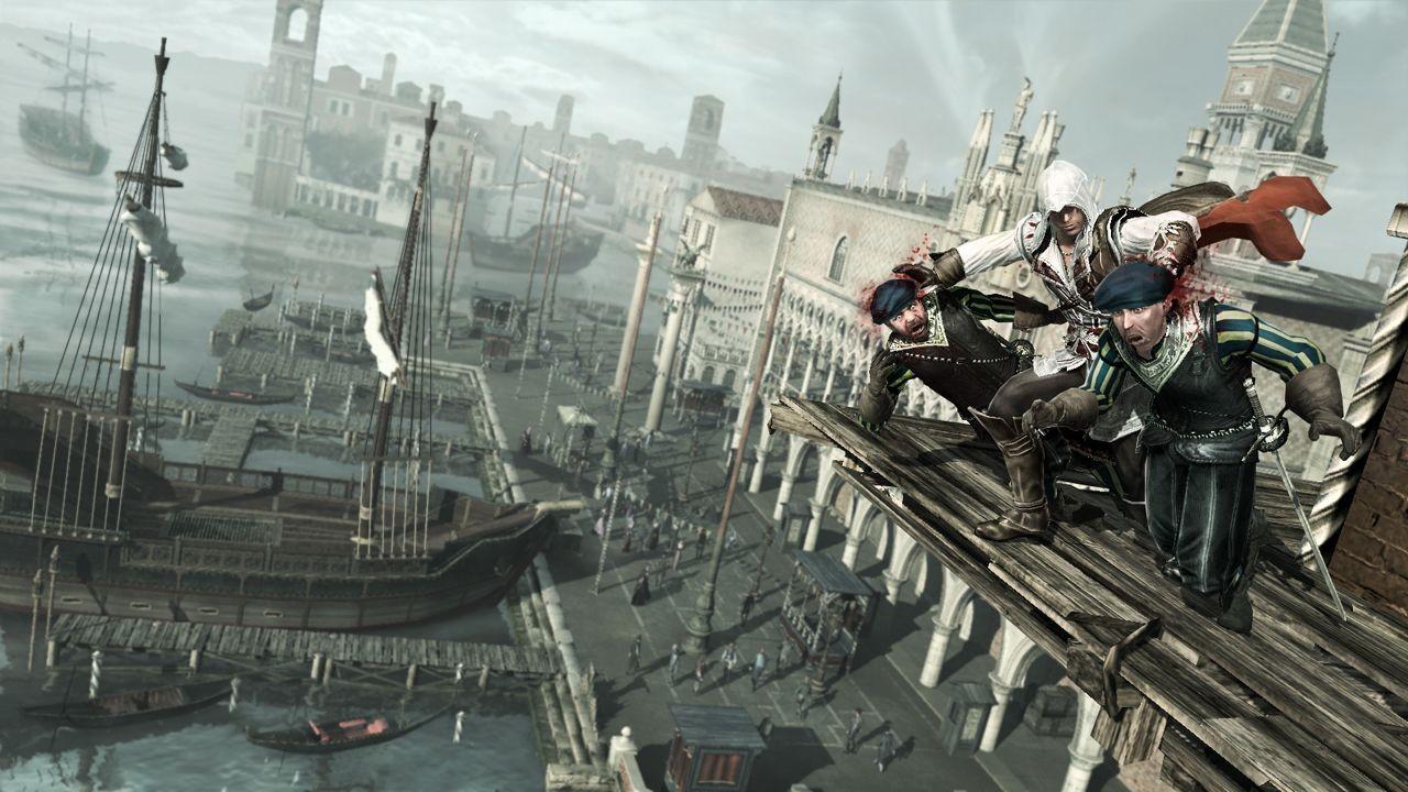 [23/09/2009] Ezio Auditore de Firenze darf in Assassin's Creed 2 nach Herzenslust meucheln und auch an den blutigen Finishing-Moves hatte die USK nichts auszusetzen.