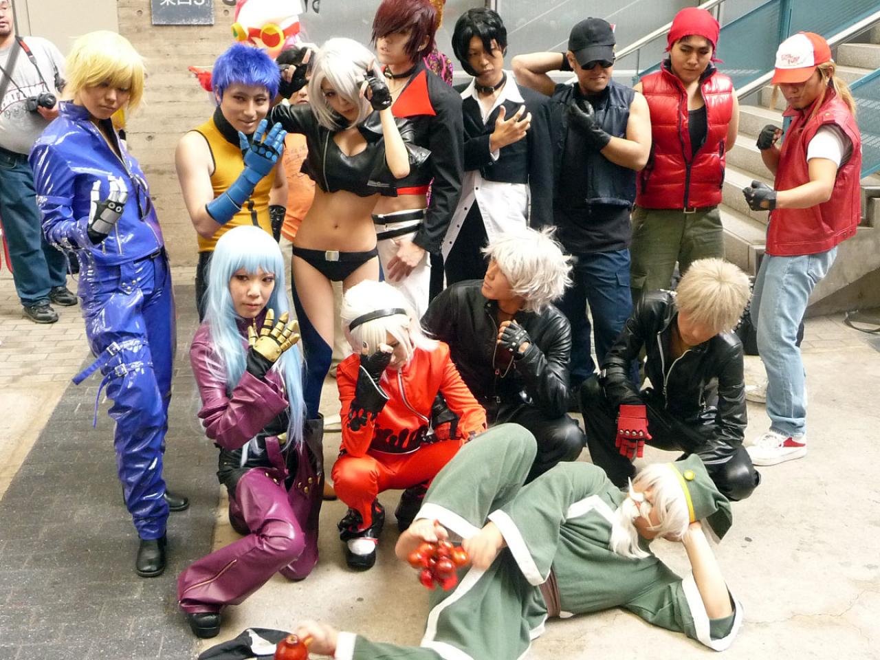 [28/09/2009] TGS 2009: Cosplay The King of Fighters-Gruppe (1)