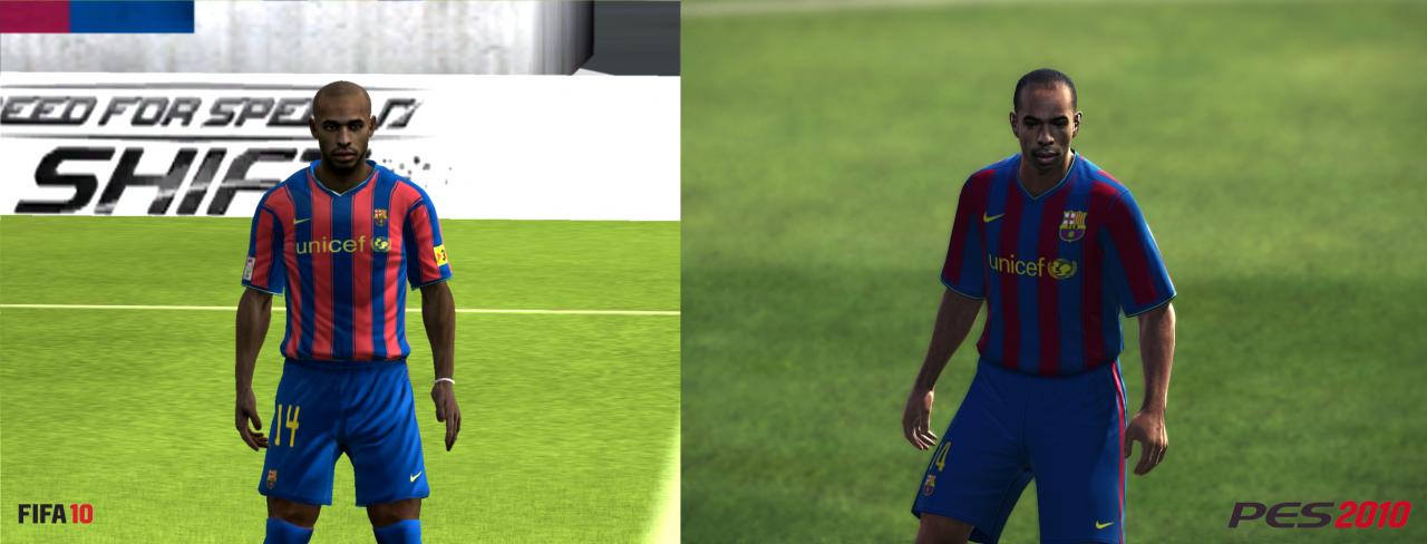 [21/09/2009] PES 2010 vs. FIFA 10: Hier im Direktvergleich: Henry.