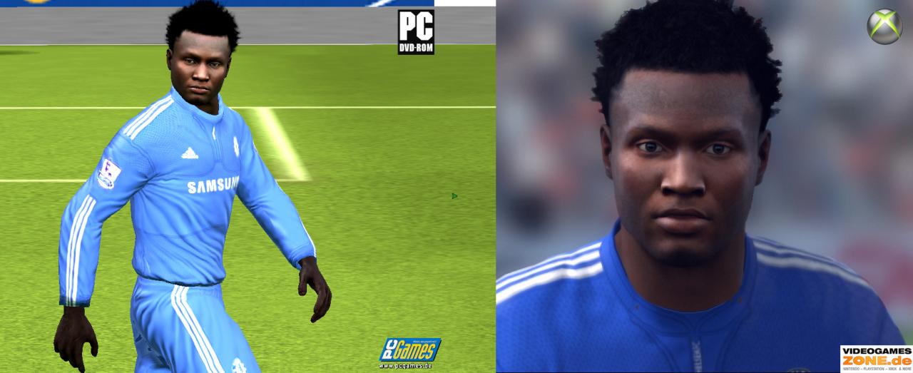 [11/09/2009] Hier im Bild: Mikel - links PC, rechts Xbox 360.