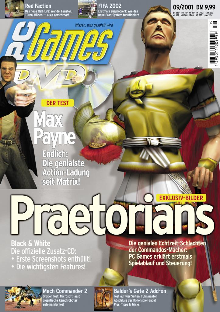 [10/09/2009] PC Games Ausgabe 09/01 - Titelthema: Praetorians