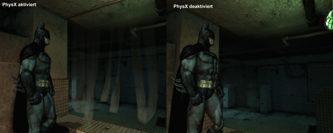 [14/09/2009] In manchen Gängen hängen bei aktiviertem PhysX Plastiklappen, die auch schon in Mirror's Edge zum Einsatz kamen.