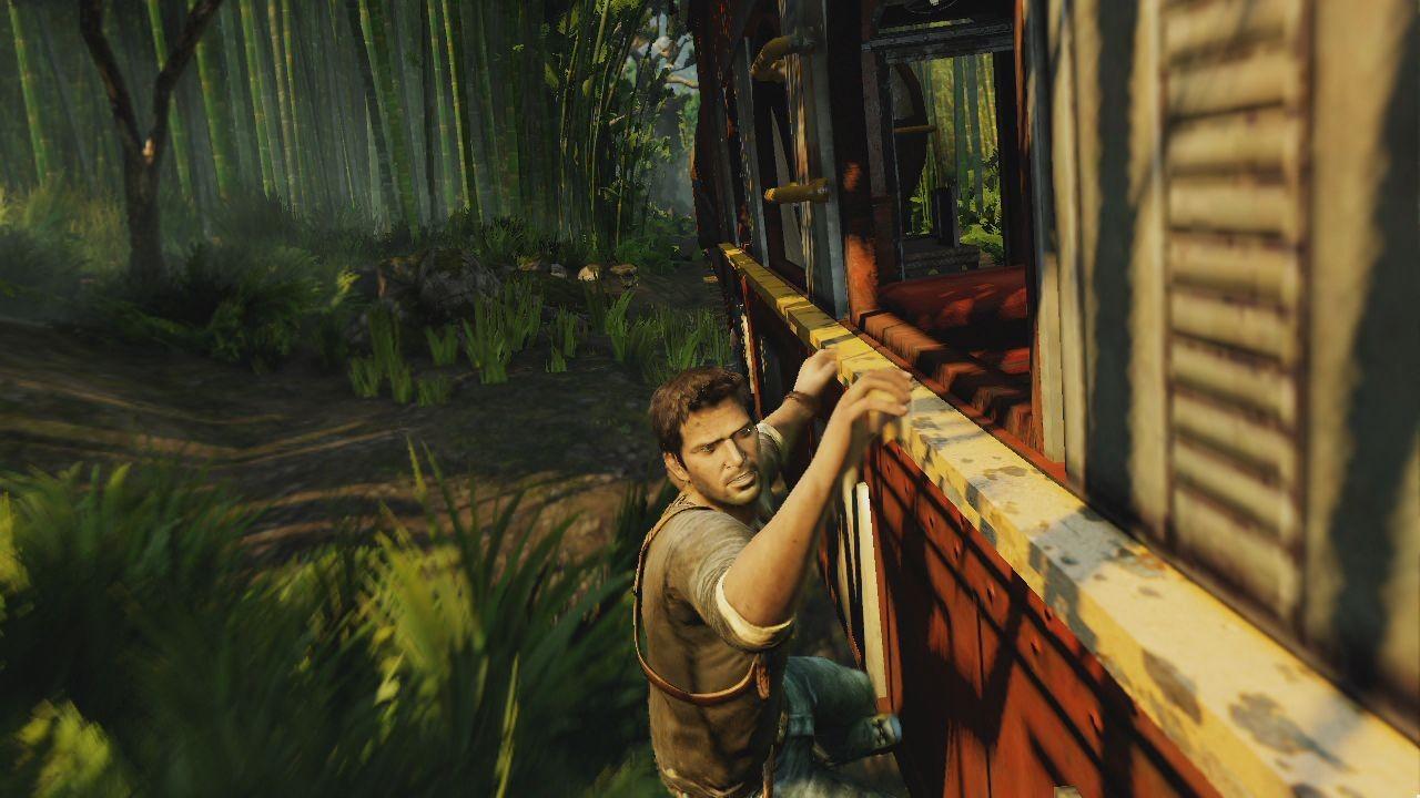 [29/09/2009] Wie unser König der Abenteurer Nathan Drake beweist, können auch Zuglevel viel Spaß bereiten. Ob nun an der Seite baumelnd oder auf dem Dach gefährlichen Signalen ausweichen: Irgendetwas hält unsere virtuellen Helden immer auf Trab.