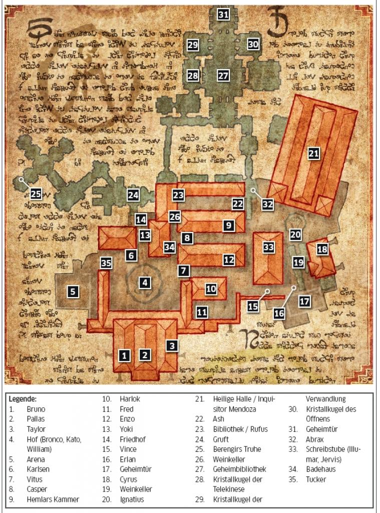 [28/09/2009] Die Übersichtskarte der Vulkanfestung (Inquisition).