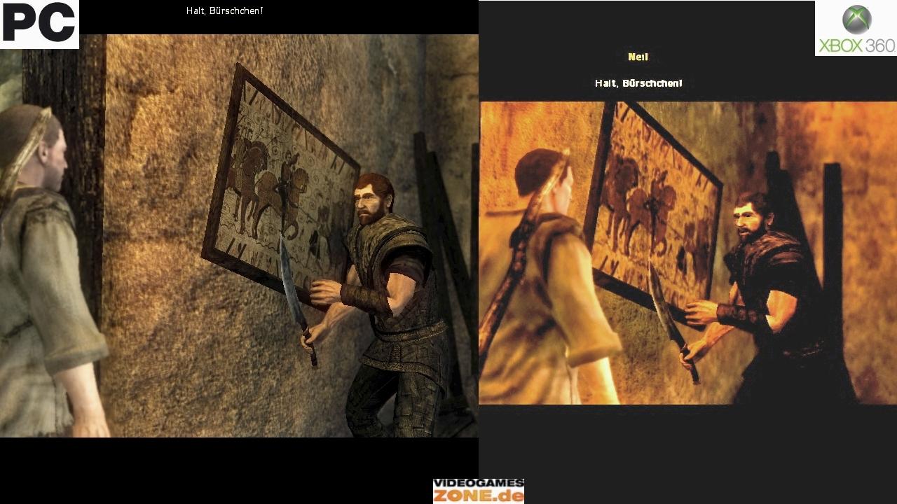 [02/10/2009] Das Rollenspiel Risen im Grafik-Vergleich mit der PC und der Xbox 360-Version. (4)