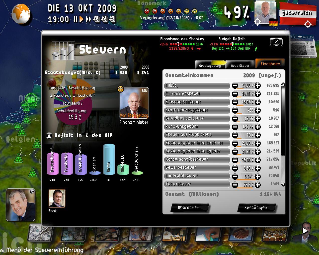 [21/10/2009] Drehen an der Steuerschraube.