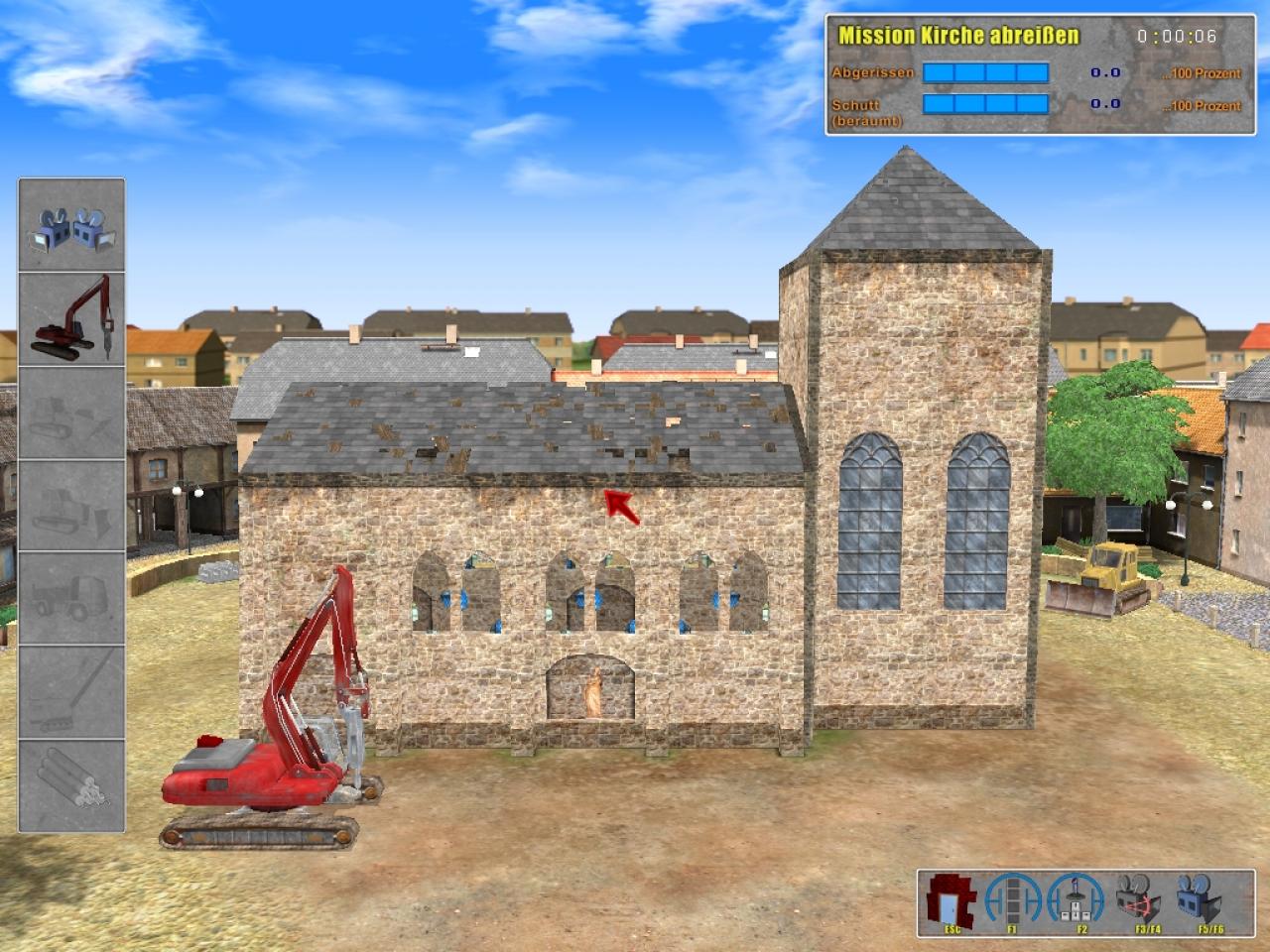 [14/10/2009] In 90 Minuten muss die Kirche weg sein.