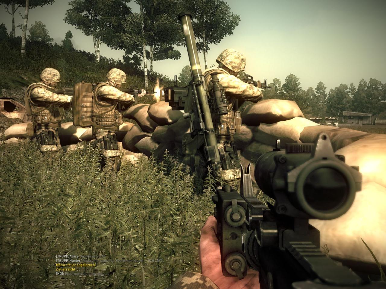 [06/10/2009] So spielt sich Operation Flashpoint 2: Aus der Deckung heraus feuern.