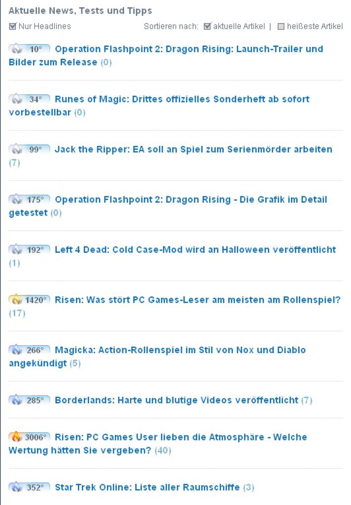 [14/10/2009] Wählen Sie die Option 