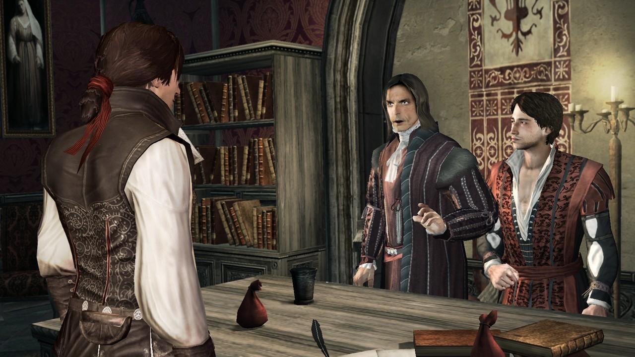 [27/10/2009] Finde alle 100 Federn in Assasin's Creed 2, man bekommt den Auditore Umhang und eine kleine Cutscene dafür. Auch wenn es kein Mega-Gadget ist, die Entwickler von Assassin's Creed 2 haben sich so viel Mühe gegeben, diese Federn in der Welt zu verteilen, da muss man ihnen einfach Aufmerksamkeit schenken, außerdem ist es schon lustig genug, ein bisschen auf den Dächern der Stadt durch das Mittelalter zu turnen.