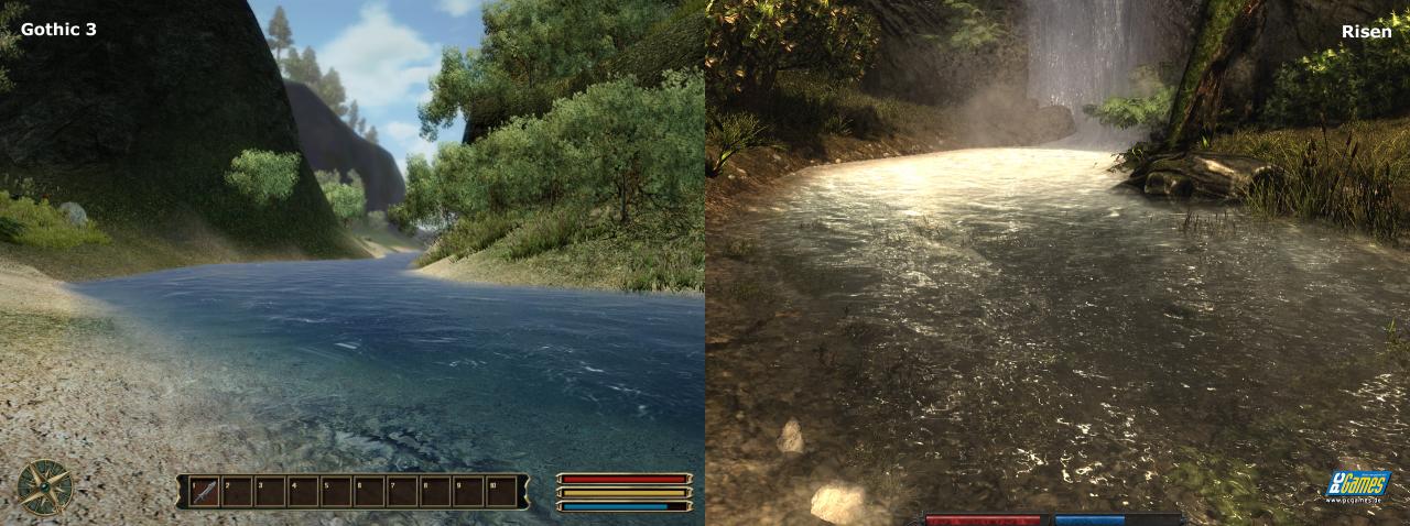 [08/10/2009] Die Wasserqualität hat im Gegensatz zu Gothic 3 deutlich zugelegt.