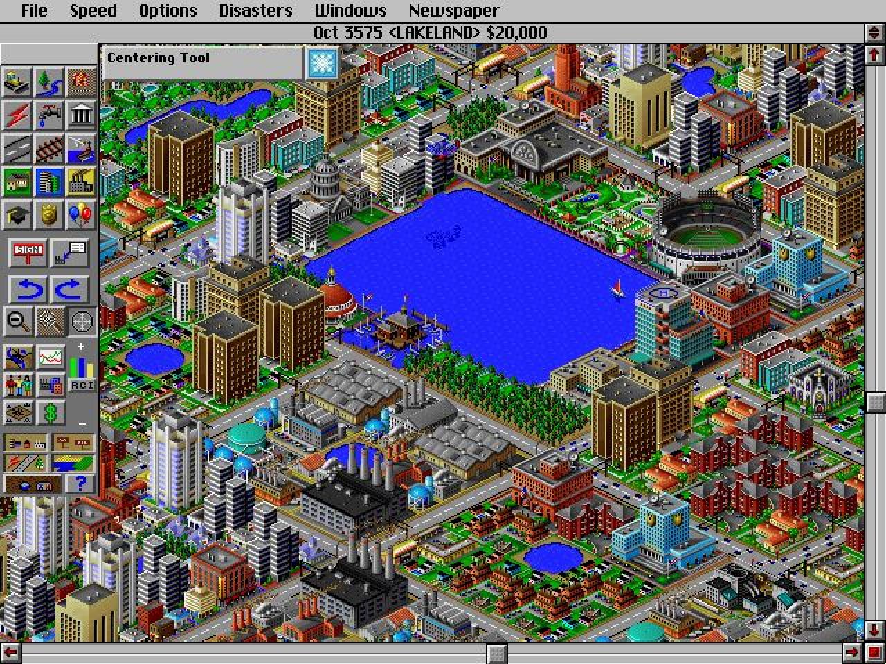 [15/10/2009] Die Sim City-Reihe: Der Stadt geht's gut. Ich kann aufhören. Aber halt, hier mosern die Leute? Warum nur?