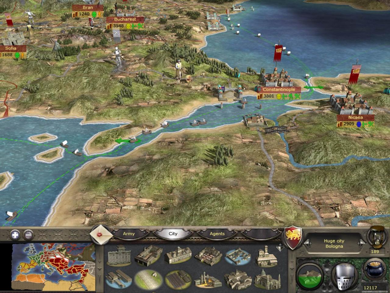 [15/10/2009] Die Total War-Reihe: Das Land will ich noch haben. Und hier muss ich meine diplomatischen Beziehungen kurz stärken.