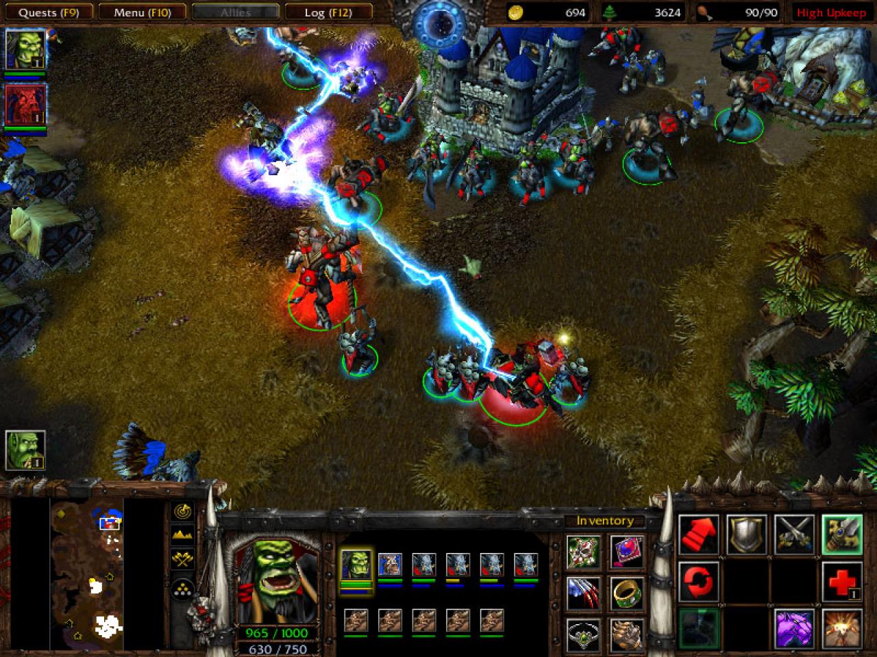 [15/10/2009] Die Warcraft-Reihe: Die böden Orcs. Die müssen noch dran glauben.