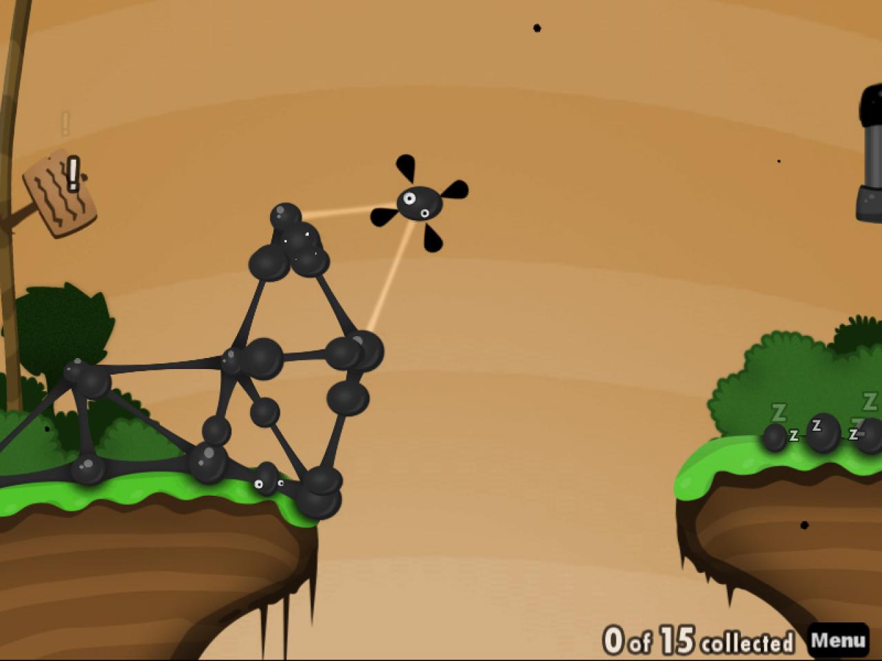 [15/10/2009] World of Goo: Soooo, das müsste doch... das... das...Och nö.