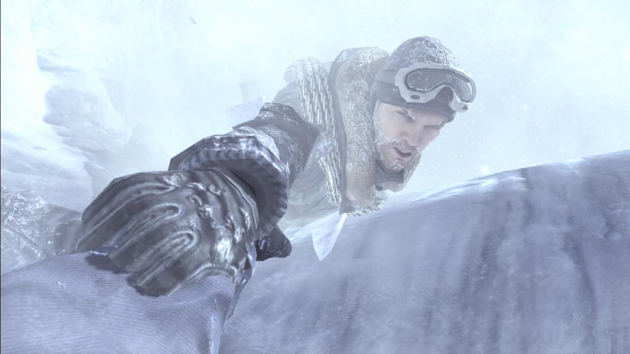 [09/11/2009] Call of Duty: Modern Warfare 2 - Hier bediente sich Infinity Ward eines Schneesturms. Die Sicht war vermindert, was Spannung erzeugte. Ausgerutscht ist man auf dem Eis aber nicht.