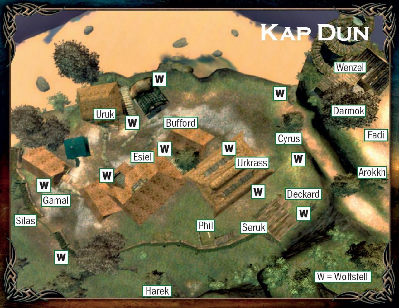[24/11/2009] Gothic 3-Lösung: Karte von Kap Dun (Rebellen)