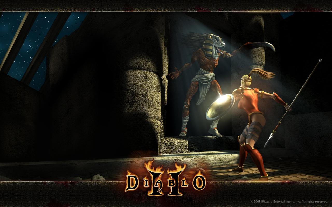 [26/11/2009] Diablo II generierte die Namen von Elitegegnern zufällig, das klappte im Englischen sehr gut! Im Deutschen mutet es allerdings oft lustig an, wenn da ein Gegner 