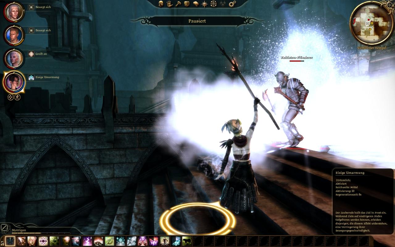 [11/11/2009] Eiszauber zählen zu den effektivsten Sprüchen in Dragon Age: Origins.