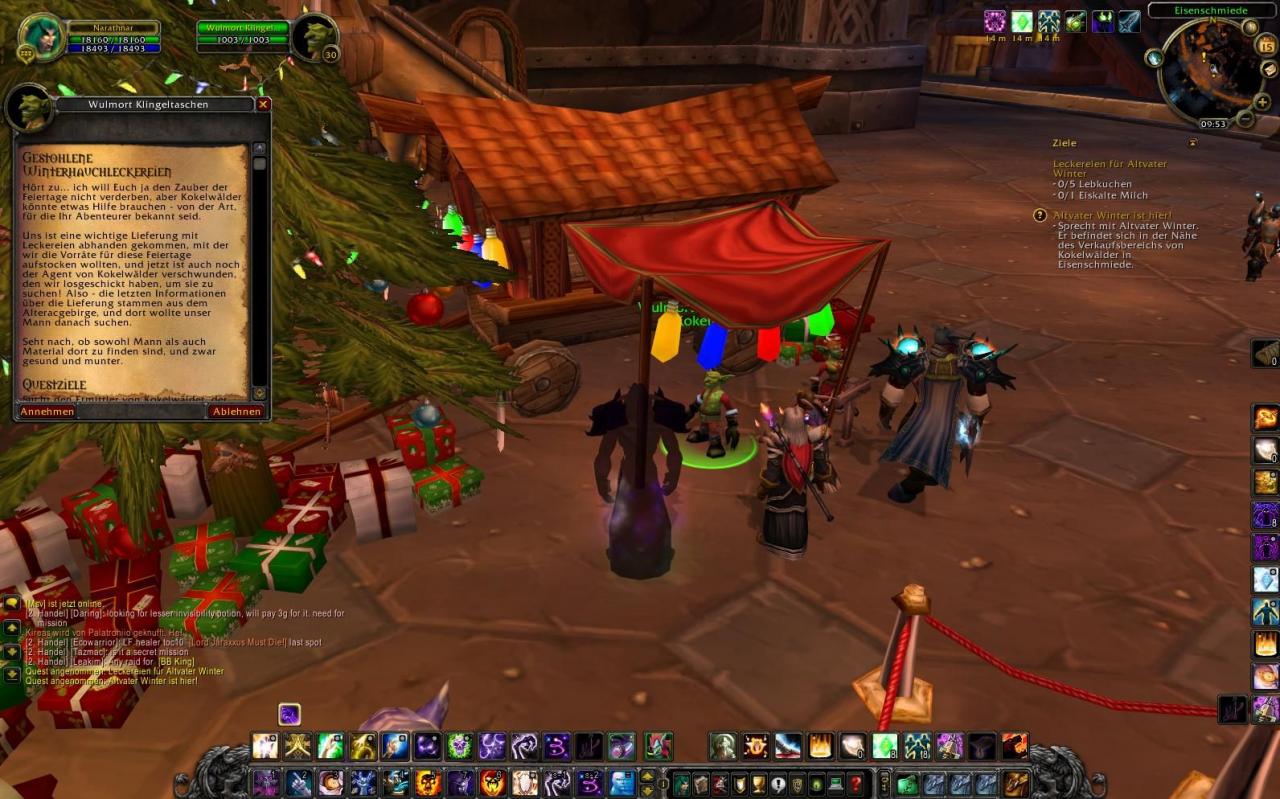 [15/12/2009] So sah das WoW-Weihnachtsfest Winterhauch im Jahr 2009 aus. Auch in diesem Jahr gibt's wieder reichlich zu tun. (16)