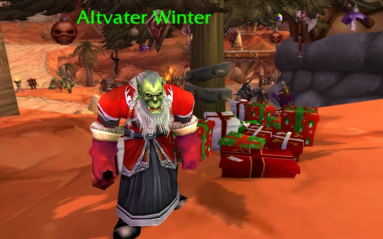 [15/12/2009] So sah das WoW-Weihnachtsfest Winterhauch im Jahr 2009 aus. Auch in diesem Jahr gibt's wieder reichlich zu tun. (5)