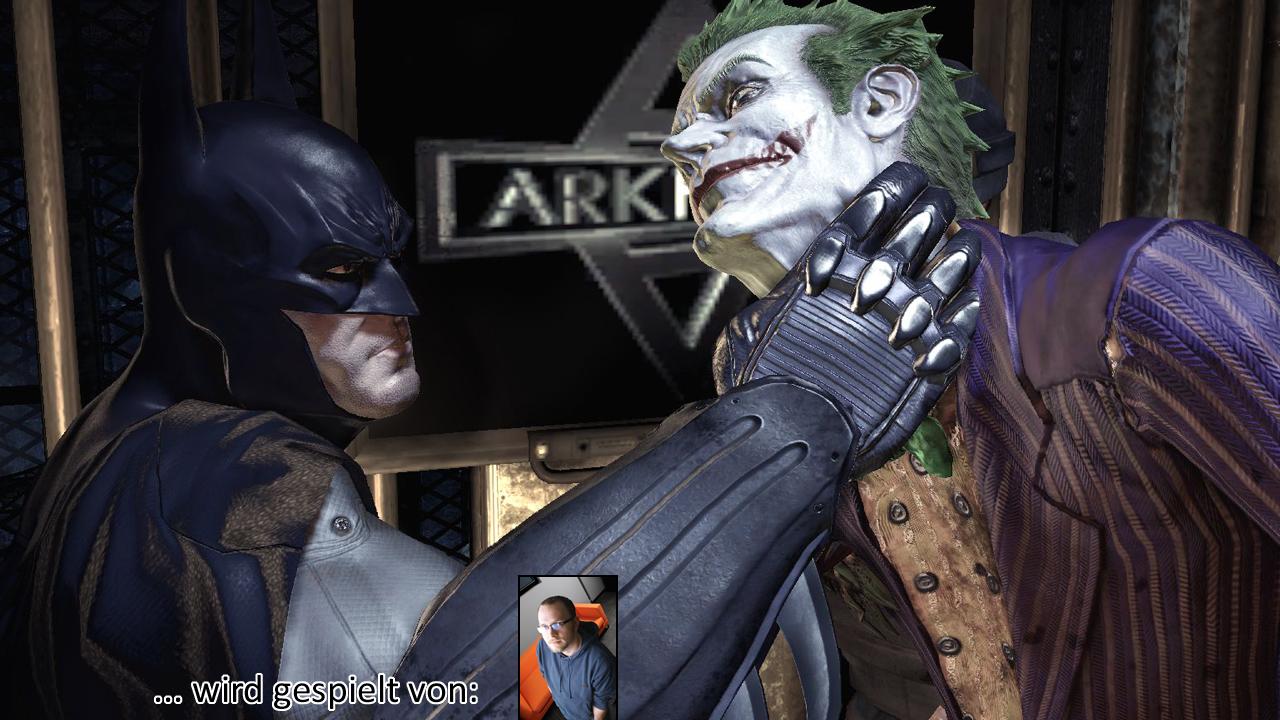 [14/12/2009] Jürgen Krauß zieht nicht die Weihnachtsmütze, sondern das Fledermaus-Kostüm an. In Batman: Arkham Asylum.