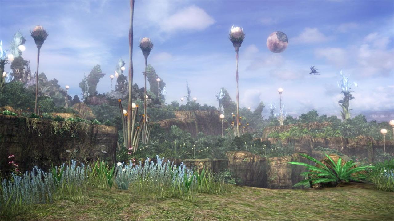 [03/12/2009] Final Fantasy 13: Die Wälder stechen besonders durch kreative Gestaltung und tolle Grafik hervor. Auch dank der atmosphärischen Musikuntermalung ist hier einiges geboten.